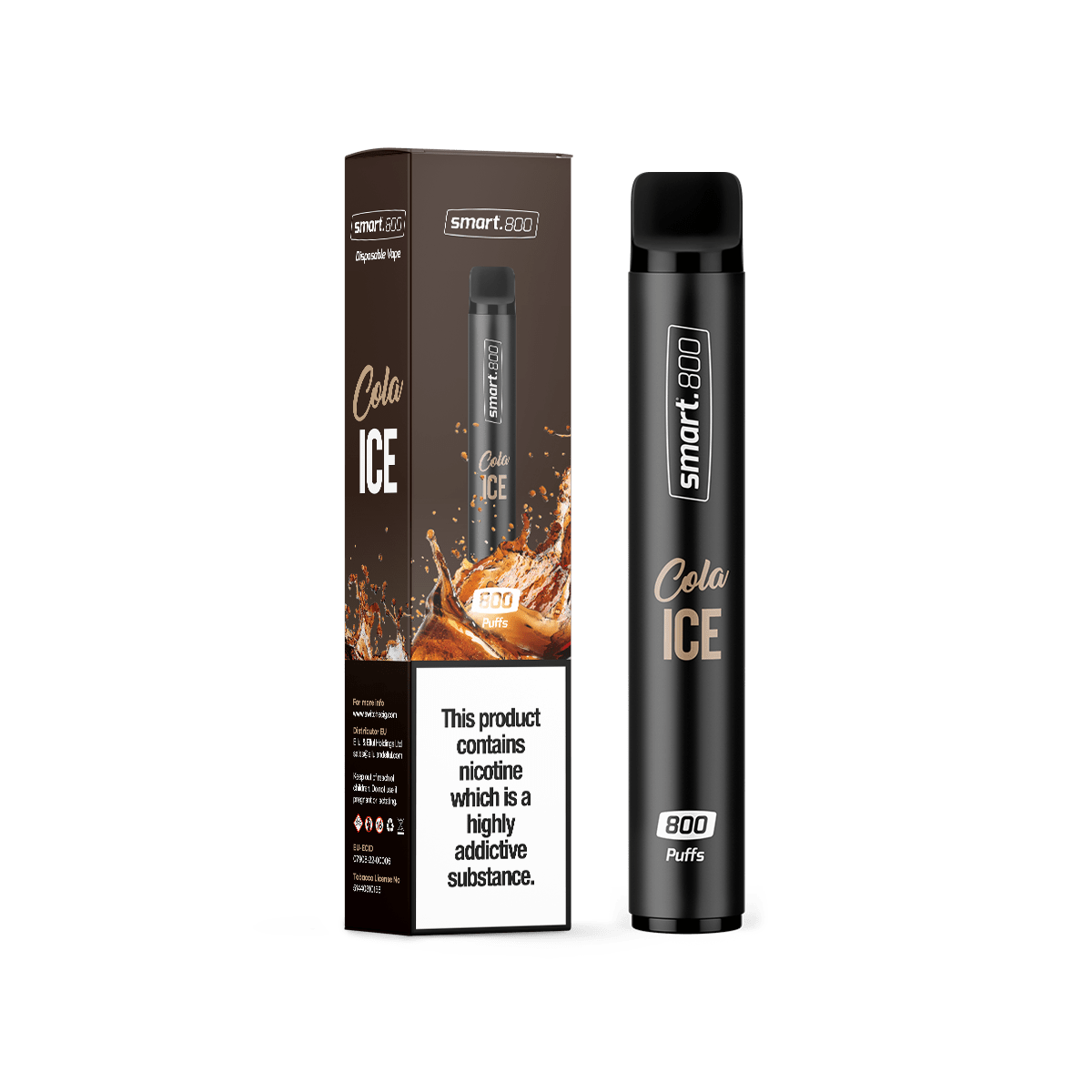 elfbar elfa master akku Puff Disposable Vape - Cola Ice | Refreshing Fizzy Flavor - ma petite vape main image 1