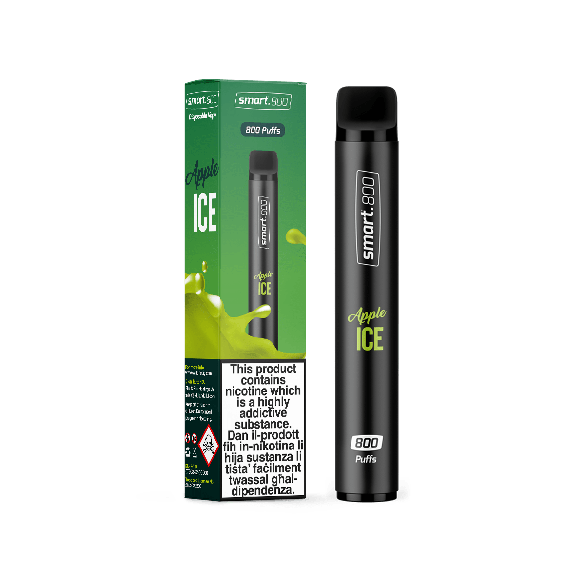 Smart 800™ - Apple Ice (800 puffs)