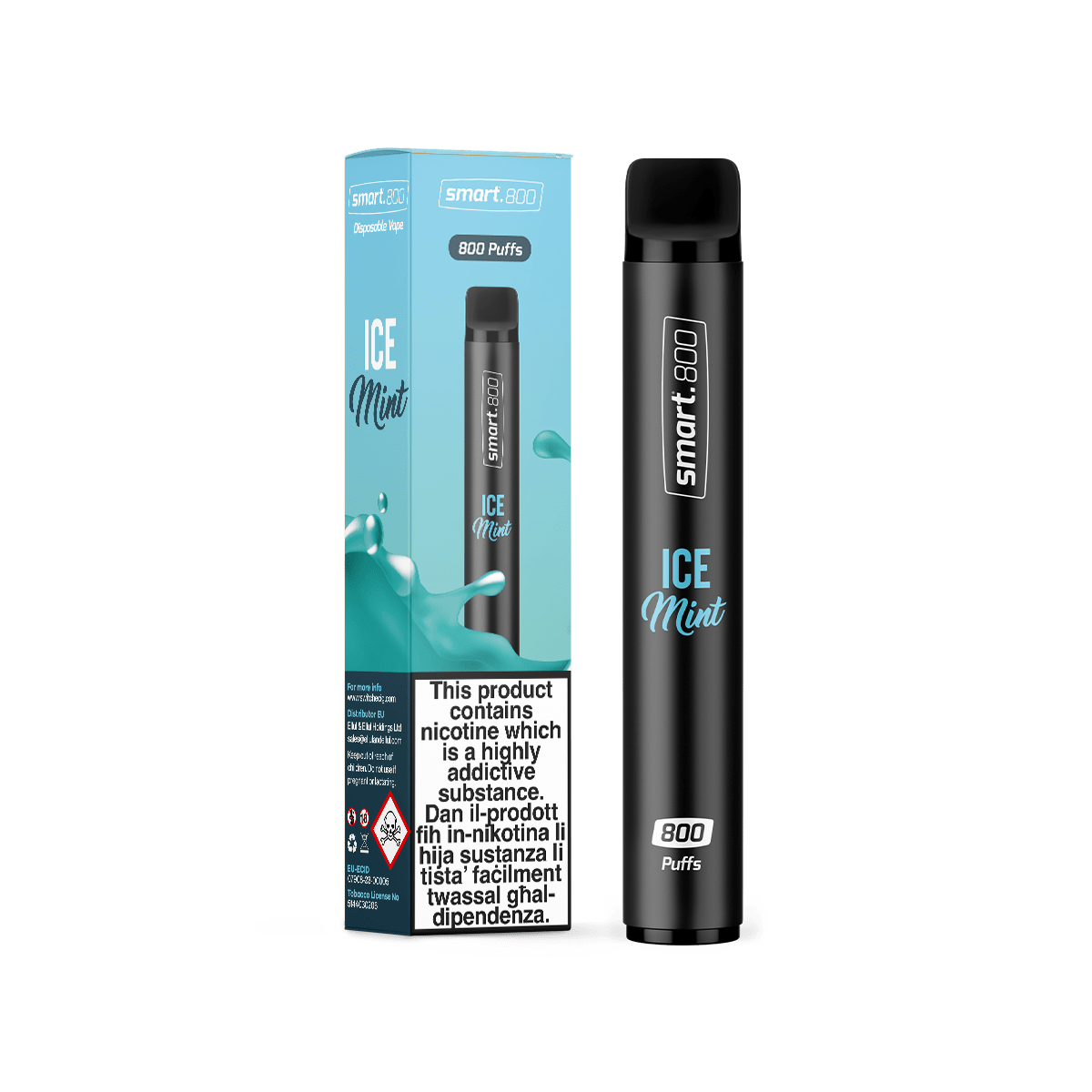 elf bar vape uk Iced Mint Vape - 5% Nicotine main image 0